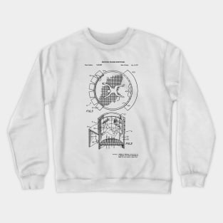 Indoor Skydiving Simulator Patent Print Crewneck Sweatshirt